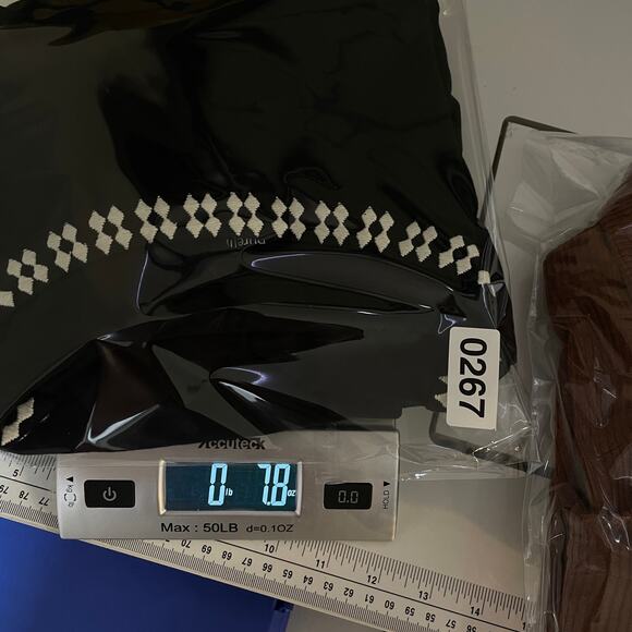 Pure Jill Embroidered Top Black White Organic Cotton Tunic Women’s M - Picture 9 of 9